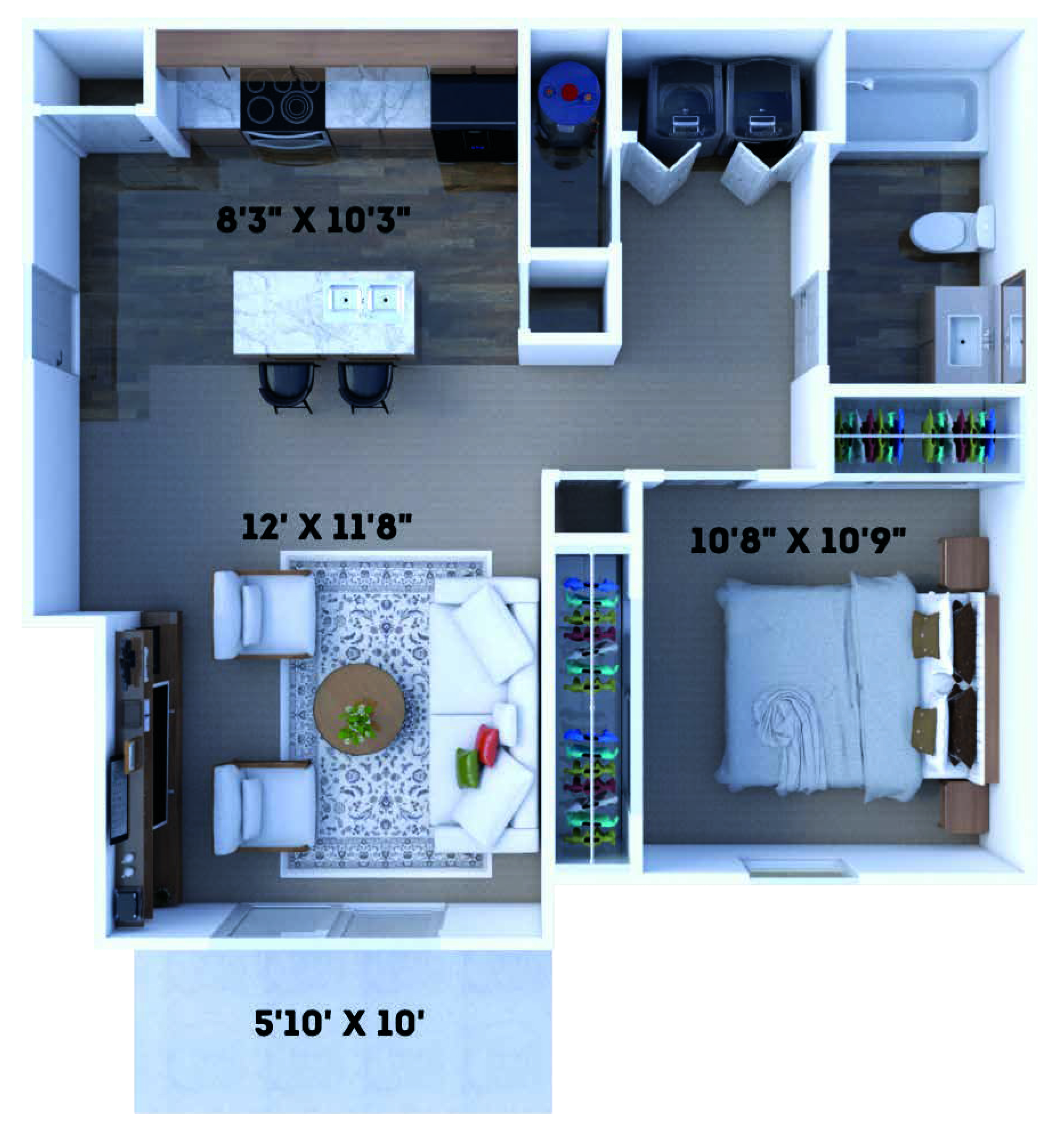The Sandusky floor plan
